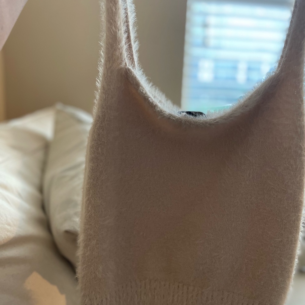 Lucy Paris Cream  tank Sweater